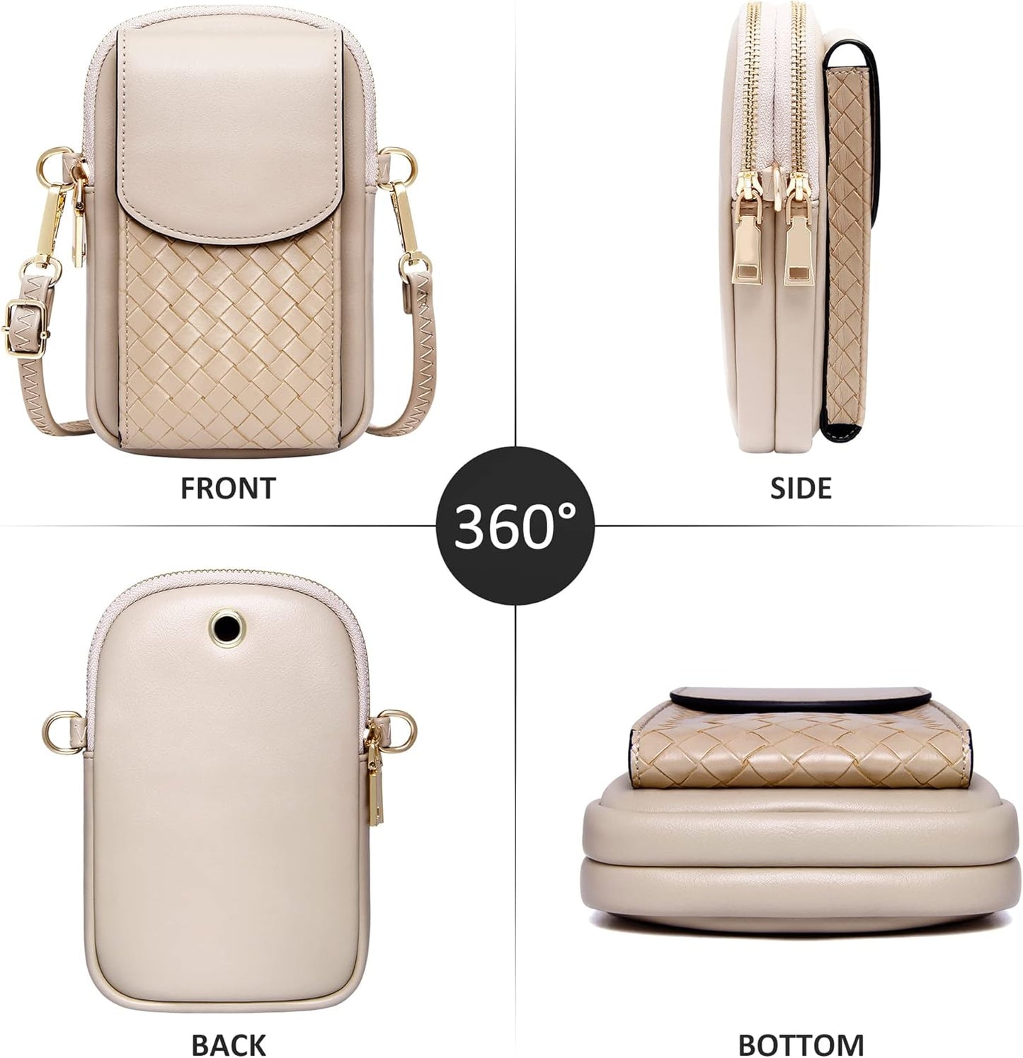 Small Crossbody Phone Bags for Women Cell Phone Purse Wallet with Card Slots