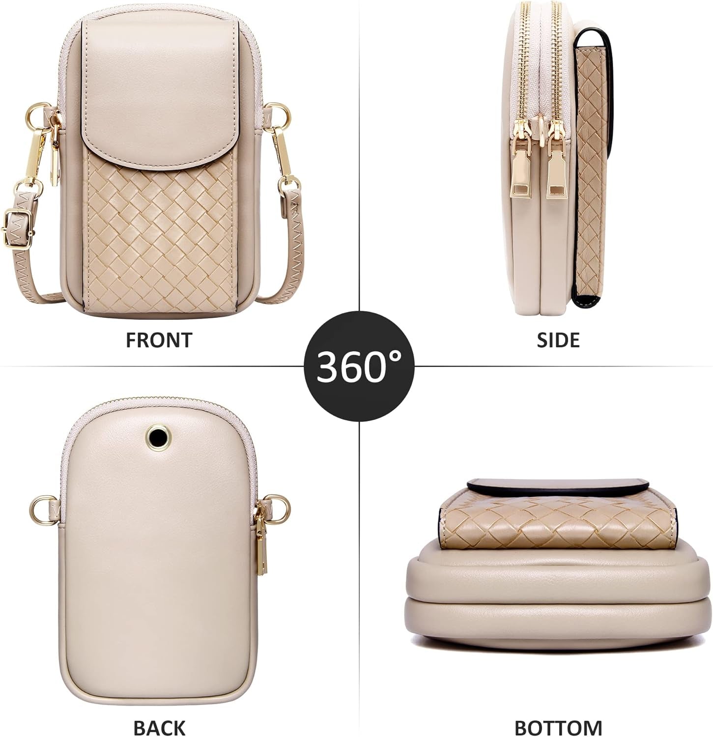 Small Crossbody Phone Bags for Women Cell Phone Purse Wallet with Card Slots